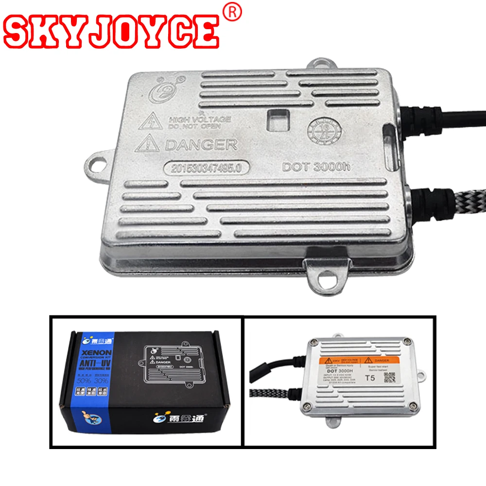 SKYJOYCE 12 В AC Быстрый Яркий YWT DLT балласт T5 блоки зажигания металлический hid 55 Вт