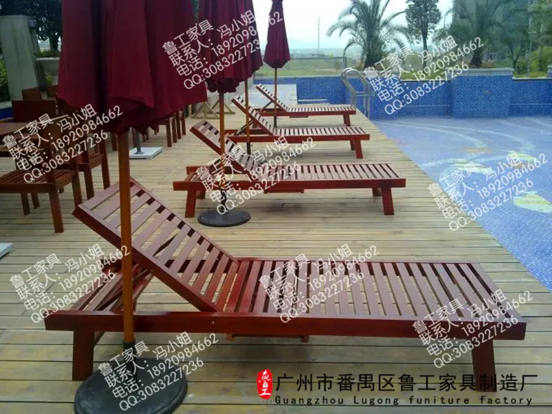 Outdoor Bench Folding Chair Swimming Pool Chair Beach Chair