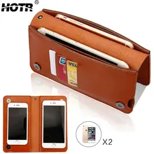 Роскошный кожаный чехол Универсальный ПУ кожа сумка для iPhone 7 6 Plus 5s S8 S7 Edge Xiaomi Redmi Note 3 полный Капа