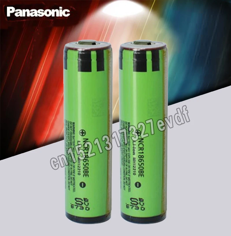 

100% Original panasonic Protected 18650 NCR18650BE 3200mah 3.7v Li-ion Rechargeable Battery with PCB
