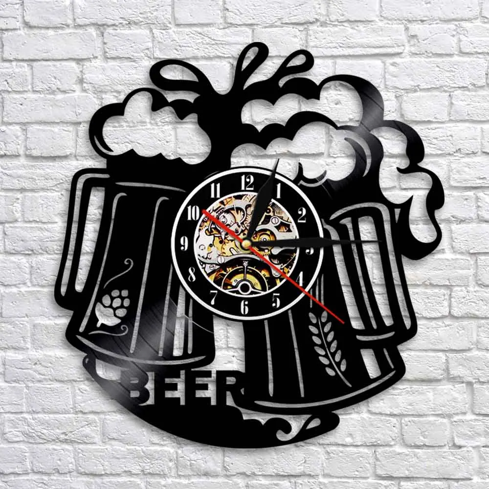 290070 Landshark patten #4 Cola Beer Beverage Bar Pub Club Round Wall Clock 