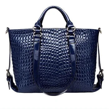 

Alligator Pattern Women's bag Luxury designer women bags Fashion Zipper Handbag for Female big capacity PU leather Shoulder bags