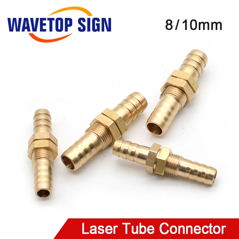 

WaveTopSign Through Plate Connector Brass Baffle Pagoda Joint Plate Hose Tracheal Baffle Joint Gas Nozzle Joint 8mm 10mm
