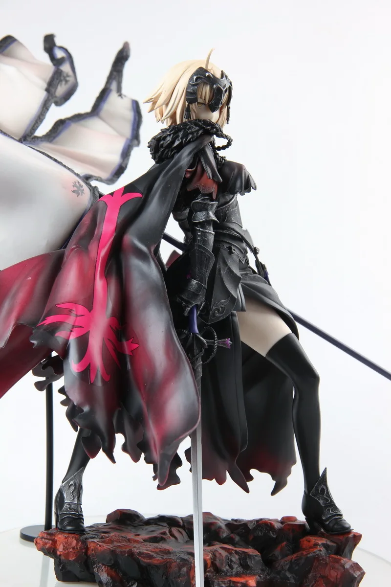 1 шт. японская аниме FGO черная линейка Fate Grand Order Jeanne D'Arc Alter 1/7 ПВХ фигурка модель игрушки кукла подарок дропшиппинг - Цвет: no box