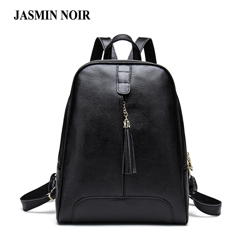 Genuine Leather Women Backpacks Tassel Female Designer Knapsack Casual travel bag Cow Leather Brand School Bag for teenagers Genuine Leather Women Backpacks Tassel Female Designer Knapsack Casual travel bag Cow Leather Brand School Bag for teenagers