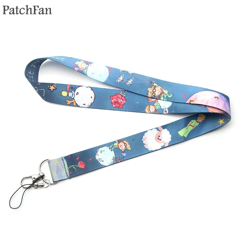 

Patchfan little prince DIY anime keyring keychain neck lanyard webbing ribbon neck strap badge phone holder necklace A1704