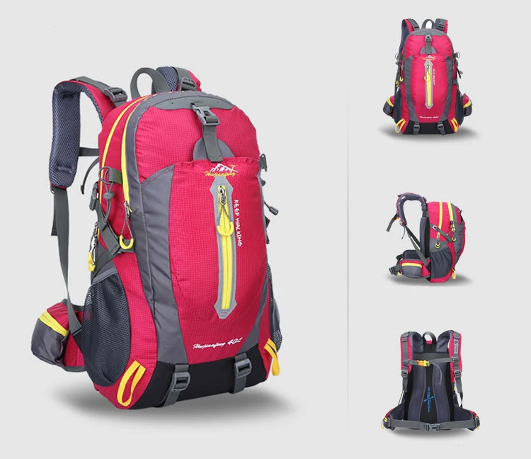Mochilas à Prova Bolsa de Montanhismo ao ar Livre Mochila Viagem Escalada Dwaterproof Água Náilon Acampamento Caminhadas 40l 15 mochilas à prova dwaterproof água saco de