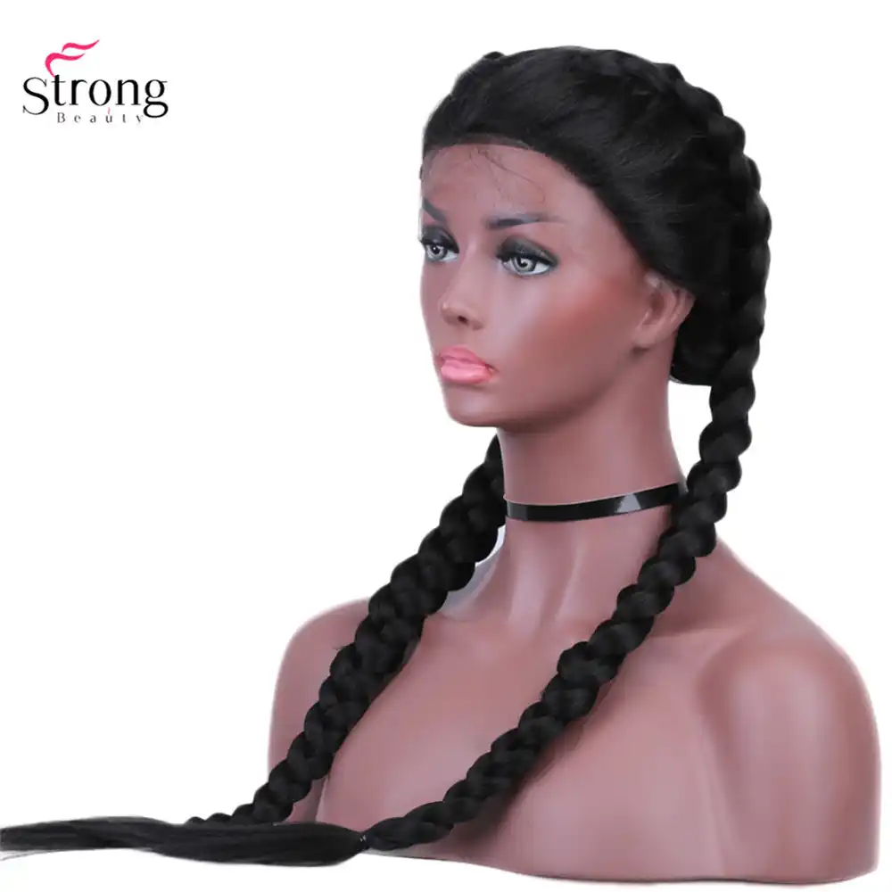 Strongbeauty Dve Pricheski Vo Francuzskom Stile Kruzhevnye Perednie Pariki Dlya Zhenshin Sinteticheskij Kruzhevnoj Parik S Dlinnymi Chernymi Volosami Dlya Detej Aliexpress