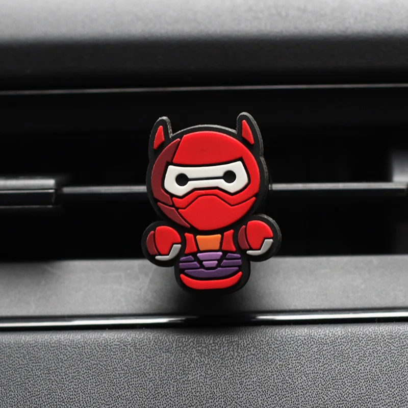 

Avengers Heros Figure Car Decor Air Freshener Auto Decoration Car-styling Solid Fragrance Clip Car Air Vent Flavoring In The Car