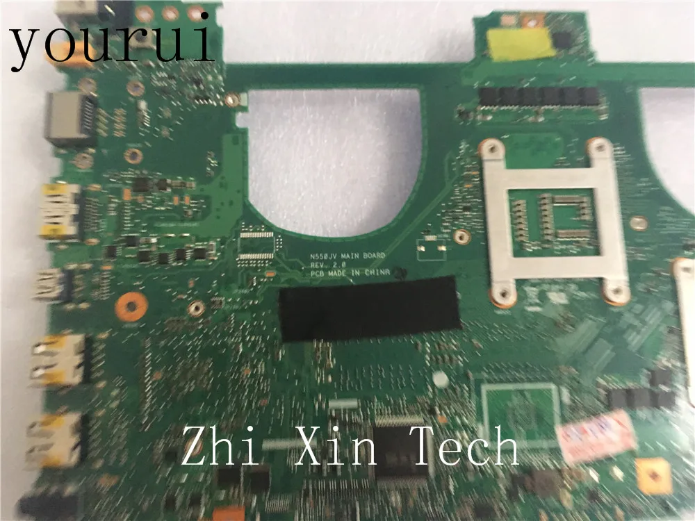  yourui For ASUS N550JV Q550JV G550JK Laptop Motherboard REV 2.0 With i7-4700HQ CPU Fully Tested Fre