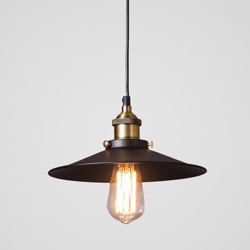 

Northern American wrought iron pendant lights restaurant bar industry loft style lamp dinning room luminaire suspendu