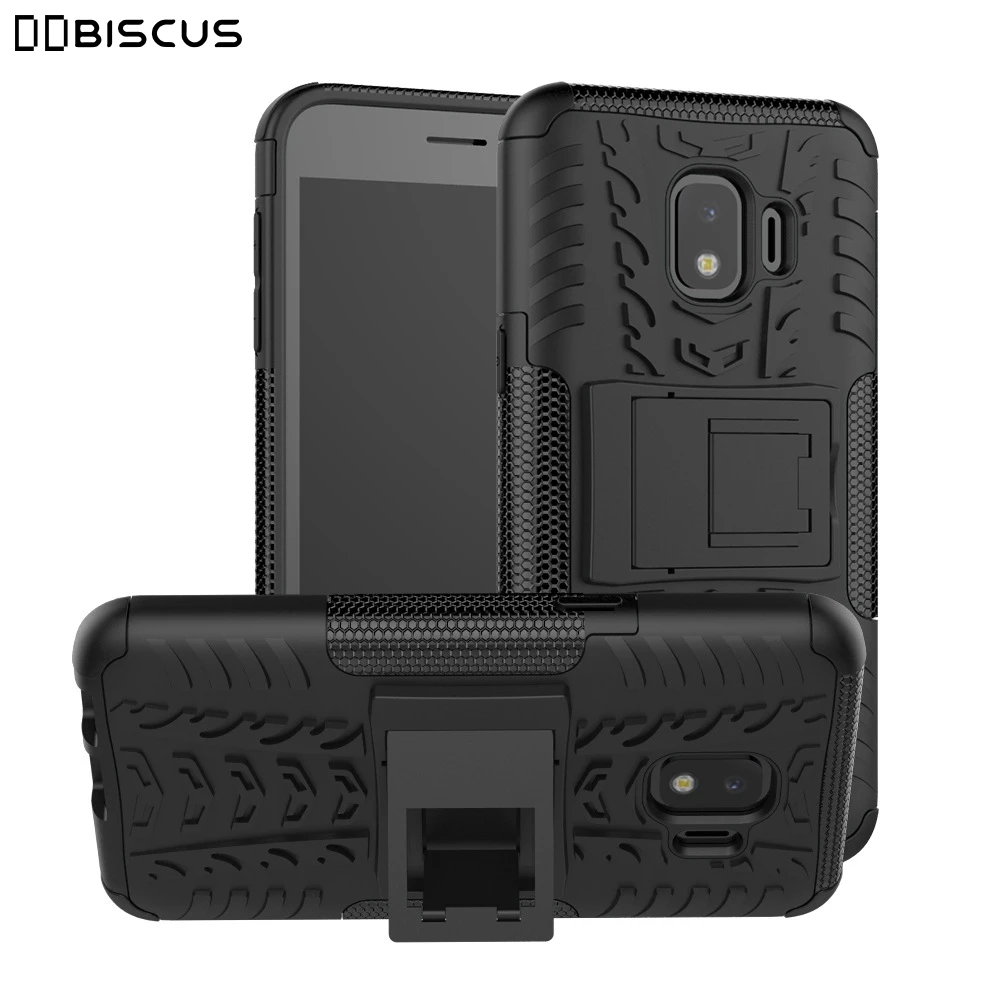 

For Samsung Galaxy J2 Core SM-J260F/DS 5.0" J 2 Core J2Core Case Hard Plastic Soft Silicone Hybrid Armor Stand PC + TPU Cover