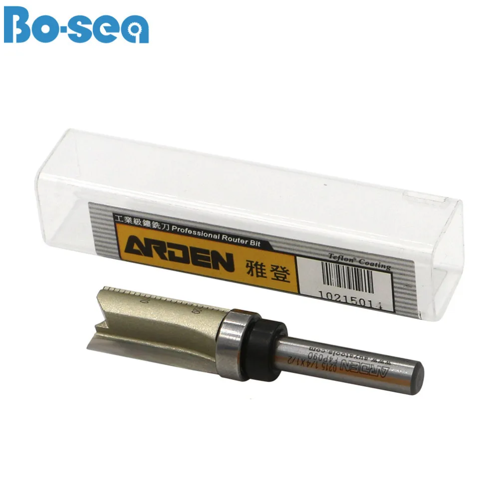 

Flush Trim Pattern 1/2" W x 1" H Arden Router Bit Shank Bearing high quality