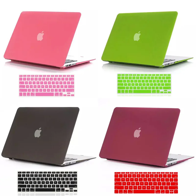 

Quicksand Matt Hard Case Cover + Keyboard Skin For Macbook Air Pro 11 12 13 15 '' inch Free Shipping