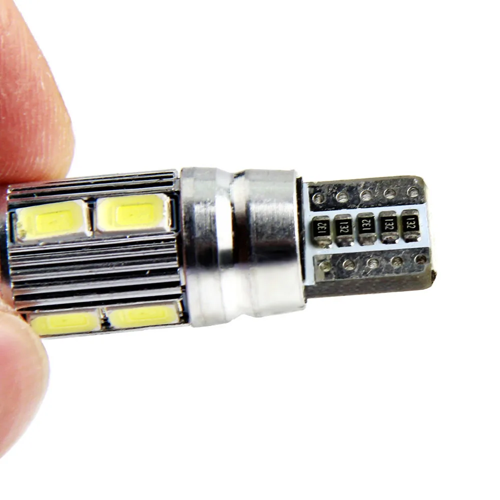 4 шт. светодиодный чистый белый 194 W5W 168 5730 10 SMD Canbus Автомобильный супер яркий для