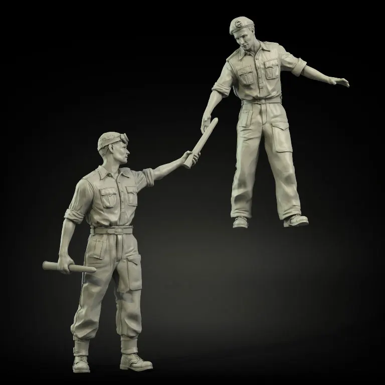 1/35 каучуковая фигурка модель комплект Unassambled Неокрашенная 00849