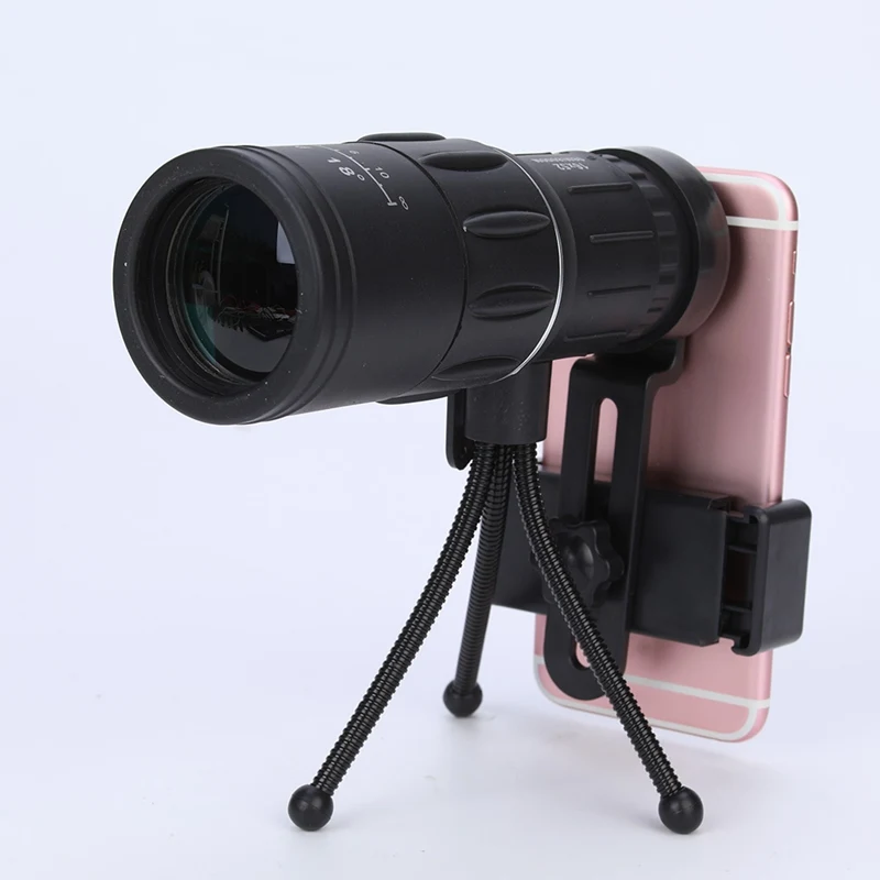

16x52 Telescope Monocular Hiking Concert Phone Camera Lens 20X Zoom Lens with Clip Universal For Samsung For iPhone Smartphones