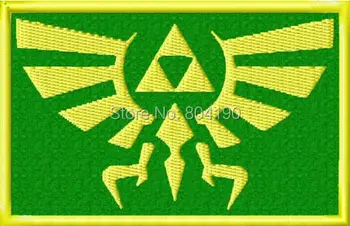 

3.5" Legend of Zelda Hyrule's Royal Crest Uniform TV Game punk rockabilly applique sew on/ iron on patch clothes application