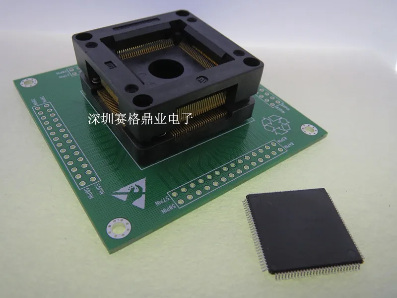 Opentop Новинка& ENPLAS OTQ-112-0.65-02 QFP112/TQFP112 0,65 мм IC Сжигание сиденье адаптер Тесты сиденье Тесты гнездо Тесты скамья
