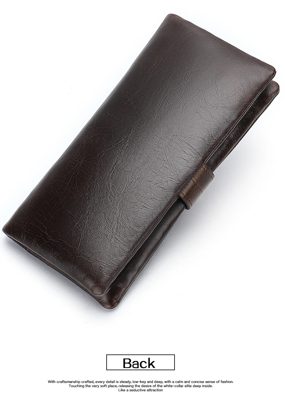 10 Wallet Men Leather Man Wallets Purse for Card Holder Men 's Wallet Clutch with Coin Pocket Slim Long Male Money Bag