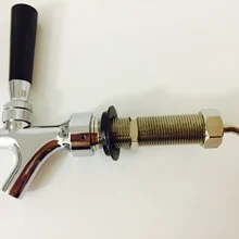 Homebrew кеггинг пива кран, американский стиль с длинным хвостовиком, чайник пивной бочонок, медь хром пивной кран, высокое качество