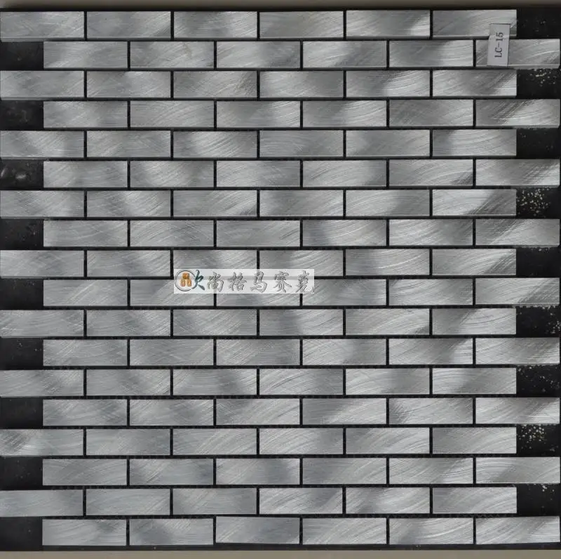 Aluminum alloy metal strip mosaic font b tiles b font hmm1002a for backsplash font b kitchen.jpg
