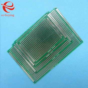 

4pcs/lot 6x8 7x9 8x12 5x7 cm Double Side Prototype PCB Tinned Copper Universal Board Experimental Development Plate