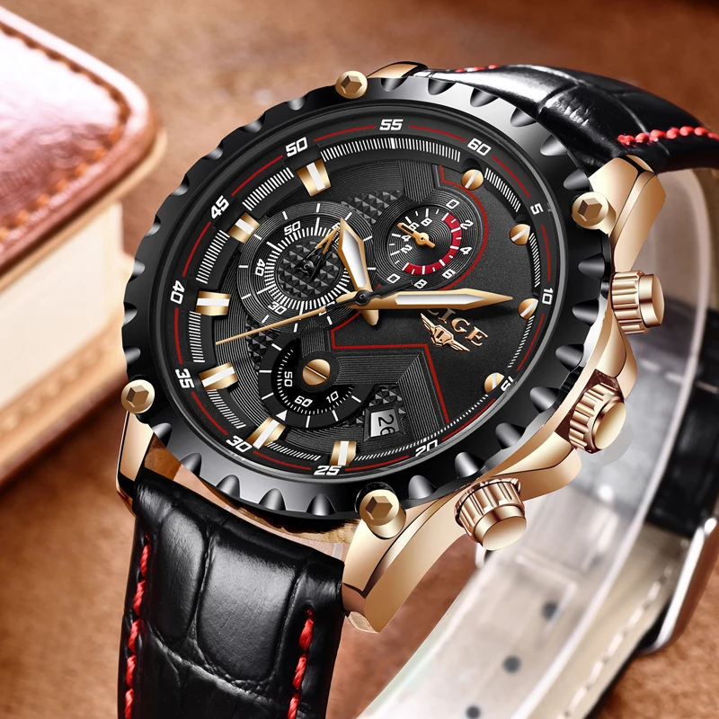 

2018 Men Watch Brand LIGE Jewelry Business Quartz Watch Luxury Fashion Casusl Sport Men Watch Steel Business Waterproof Watch