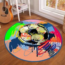 Мультфильм Аниме круглый Печатный ковер детская комната висячая корзина компьютерный коврик на стул и на пол ковры и коврики для гостиной дома