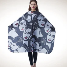 Новое поступление профессиональный мягкий салон для взрослых Парикмахерская накидка мультфильм рисунок принт платье для парикмахерских, Парикмахерская резка обёрточная бумага