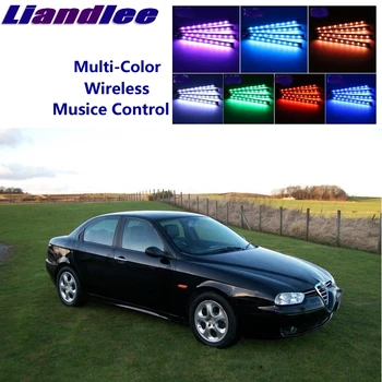 

Liandlee For Alfa Romeo 156 AR 1997~2007 Car Full Color LED Glow Interior Car Under Dash Foot Floor Seats Accent Lighting