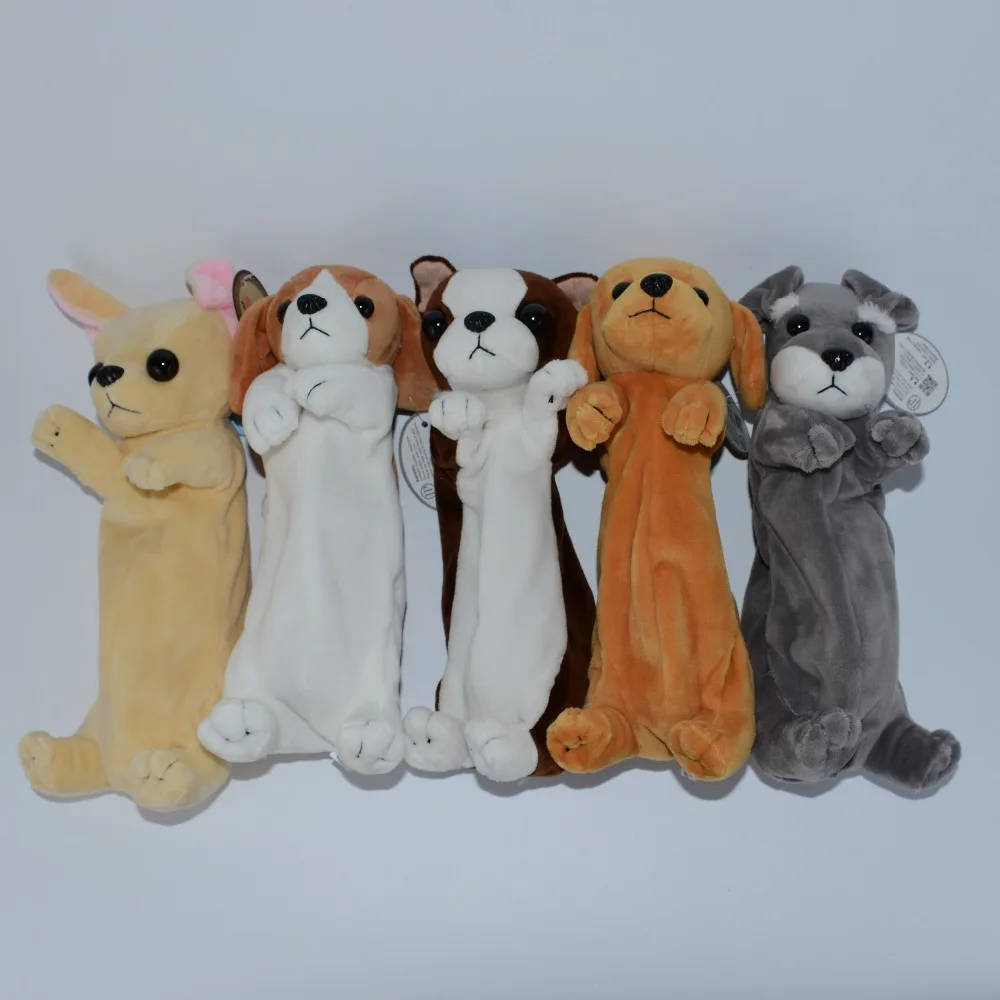 case to school pencilcase cartoon pencil case etui pennen estojos escolares de perros cute plush trousse scolaire stylo bags