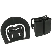 Тактические Военные двойные мешочки для двухрядных 9 мм и. 40 Cal Magazine BK
