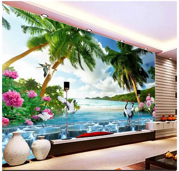 Custom High end mural 3d photo wallpaper 3d murals wallpaper wall high