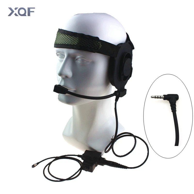 Тактическая гарнитура Bowman Elite II с радио наушники U94 Style PTT для рации Yaesu Vertex VX 3R