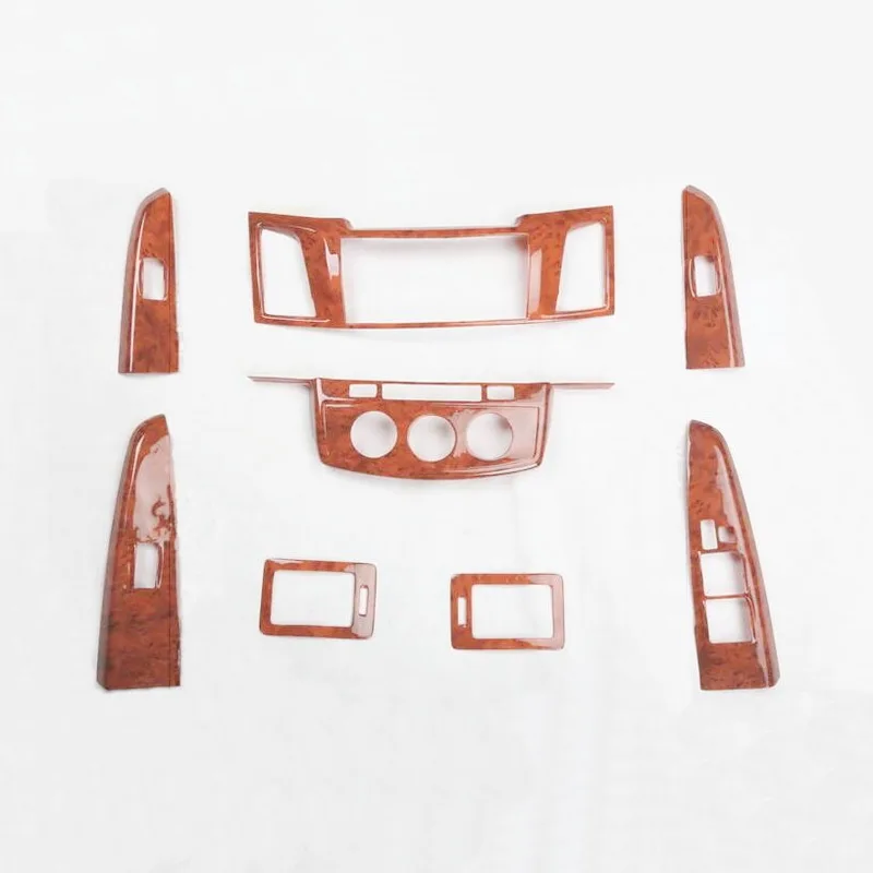 Tonlinker Cover Case Stickers for TOYOTA Hilux/Fortuner Car Styling 8 PCS Carbon Fiber Interior parts Decoration Cover stickers Tonlinker Cover Case Stickers for TOYOTA Hilux/Fortuner Car Styling 8 PCS Carbon Fiber Interior parts Decoration Cover stickers