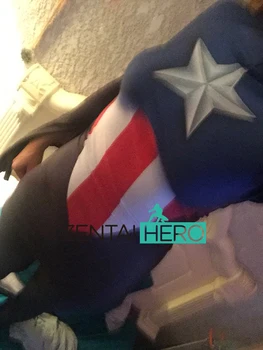 

ZentaiHero Custom Made Female Bucky Barns-Captain America Dye-sub Pattern Superhero Costume For Halloween Party