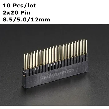 

Hellotronics 10 Pcs/Lot Stacking Header for Raspberry Pi A+ Pi B+ Pi 2 Pi 3 Pi 4 Extra Tall Stackable Header Female Header