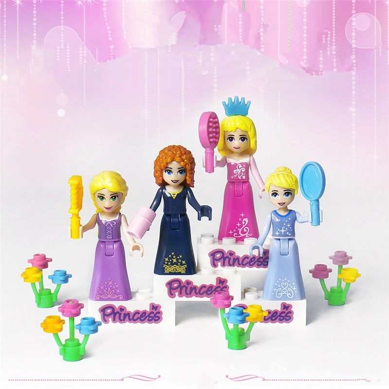 Disney Frozen Princess Legoings Figures Friends Anna Elsa Mermaid Ariel Snow White Building Blocks Bricks Toys Model Gift Disney Frozen Princess Legoings Figures Friends Anna Elsa Mermaid Ariel Snow White Building Blocks Bricks Toys Model Gift
