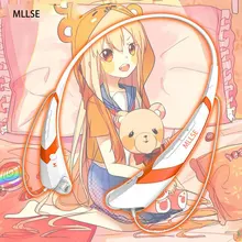 Аниме Himouto Умару Чан шейным Bluetooth наушники беспроводные стерео Косплей гарнитура для Iphone samsung Xiaomi