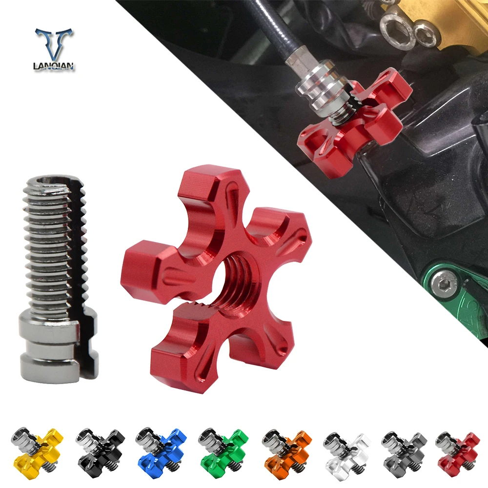 

CNC Aluminum Universal motorcycle Dirt Bike brake clutch wire adjustment cable for Suzuki GSXR GSX-R 600 1000 K1 K2 K3 K4 K5 K9