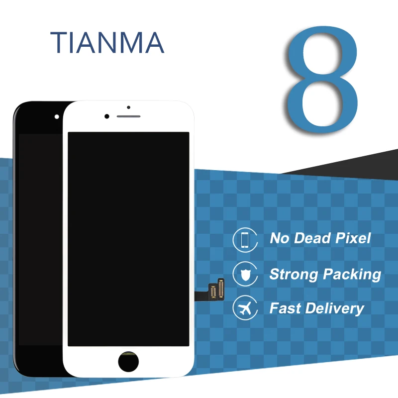 

Premium ESR 10pcs Phone Replacement Panel For iPhone 8 LCD Display 4.7'' Tianma Pantalla For iPhone 8G LCD Screen With 3D Touch