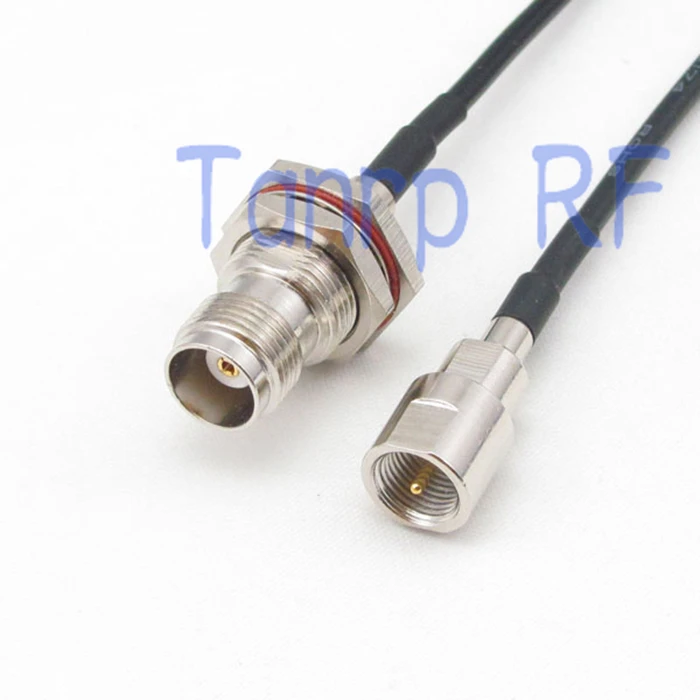 

6in TNC female jack to FME male plug RF connector adapter 15CM Pigtail coaxial jumper cable RG174 extension cord