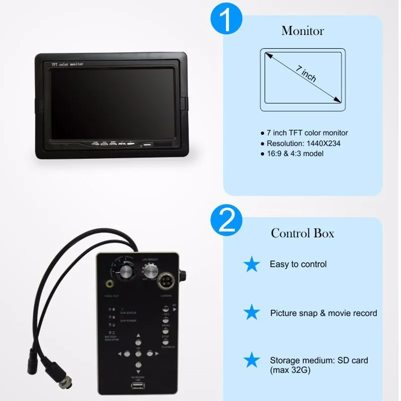 Воздуховод контрольные инструменты видео камера для канализации для трубы настенный осмотр DVR и монитор 710DK 8 Гб sd-карта