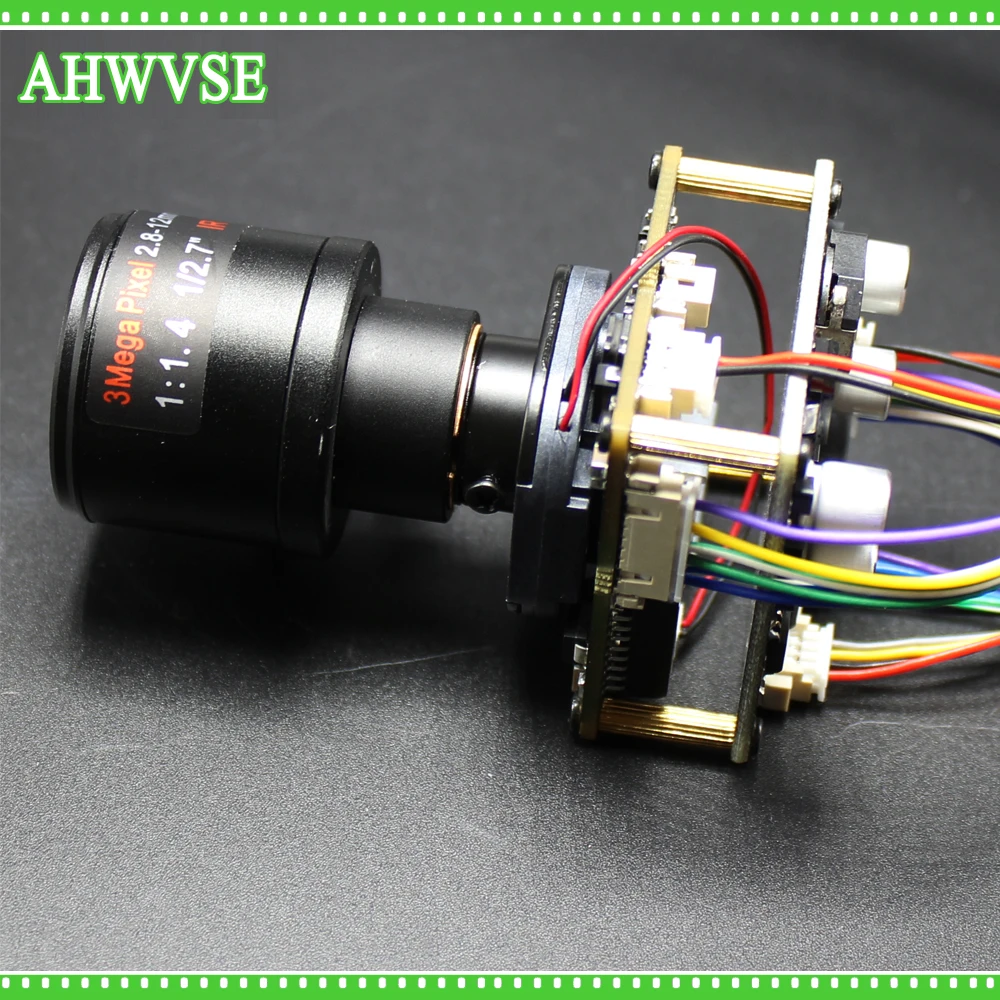 

AHWVSE Wired IP Camera Network Camera H.265 Updatable CCTV Security Camera Module with Varifocal 2.8-12mm Lens