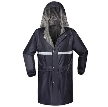 

Adult Men Outdoor Raincoat Thicker Slicker Heavy Rain Gear Rainsuit High Quality Rain Cape Jacket Long Sleeve Rain Coat Rainwear