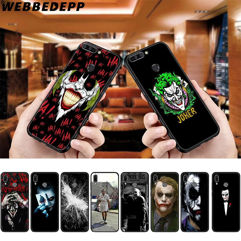 WEBBEDEPP Джокер Бэтмен мягкий чехол для Huawei P8 P9 P10 P20 P30 Lite Pro P Smart Z Plus 2019 Y6 Prime 2018 2017 Mini |