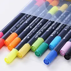 Двойной Совет кисточки Маркер ручки текстовый маркер картина в стиле аниме масла цвет ing Book Journal AN88