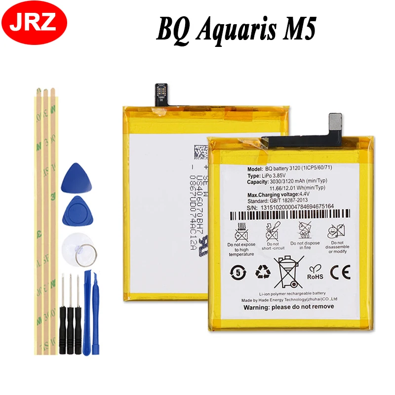 Herramientas Bateria repuesto para smartphone Bq aquaris M5 3120 mAh