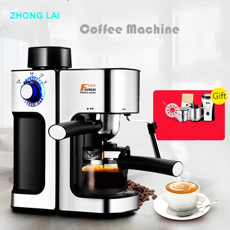 Кофе Машина Эспрессо чайник полуавтоматическая кофемашина|coffee machine|espresso coffee